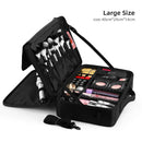 Axyaa Makeup Artist Professional Kit Train Case Waterproof Leather Organizer