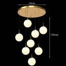 Axyaa LED Pendant Chandeliers for Modern Living and Dining Rooms