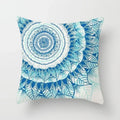 Axyaa Geometric Datura Bohemian Style Wreath Seat Pillow Cover