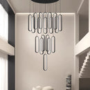 Axyaa Modern LED Pendant Chandelier for Living Room Staircase Decor
