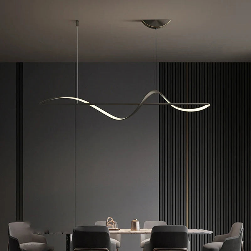 Axyaa Nordic Pendant Lights LED Chandeliers for Dining Room and Bedroom