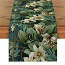 Axyaa Tropical Palm Leaf Flower Chain Table Runner