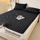 Axyaa Waterproof Mattress Bed Pad with Raw Cotton and Soybean Padding