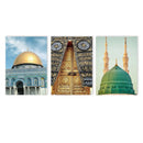 Al-Aqsa & Kaaba Door Canvas Print by Axyaa - Islamic Wall Art for Home Decor