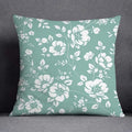 Axyaa Green Geometric Pillow Cover for Home Decor
