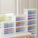 Axyaa Acrylic Pen Storage Box Large Capacity Organizer for School & Office