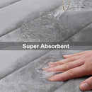Axyaa Memory Foam Bathroom Rug Set | Soft Absorbent Non-Slip Mats