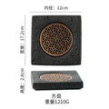 Axyaa Smoked Barbecue Planet Bowl - Volcanic Stone Coal Plate Concept Tableware