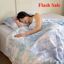 Axyaa 7A Antibacterial Super Soft Cotton Bed Skirt Quilt 4-Piece Set