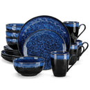 Axyaa Starry Blue Glaze Dinner Set - 48-Piece Dinnerware Collection