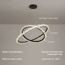 Axyaa Ice Water Crystal LED Pendant Light for Home Decor