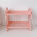 Axyaa 2 Layer Desktop Storage Rack - Cute & Kawaii Cosmetic Jewelry Organizer