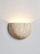 Axya Medieval Style Yellow Stone Wall Lamp for Bedroom Decor