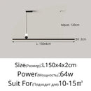 Axyaa French Wind Black LED Pendant Light for Bedroom, Living Room, and Restaurant