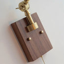 Axyaa Wood LED Wall Sconce Modern Rotatable 2 Arms Stair Light