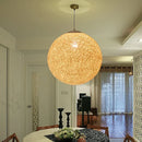 Axyaa Rattan Hemp Ball Chandelier