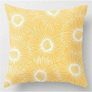 Axyaa Floral Leaves Pattern Cushion Cover for Modern Living Room