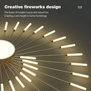 Axyaa Fireworks LED Ceiling Light: Luxury Chandelier for Home, Restaurant, Hotel Lobby
