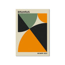 Axyaa Bauhaus Minimalist Geometry Wall Art Canvas Painting Living Room Decor