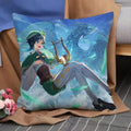 Genshin Impact Anime Pillowcase Cushion Cover 45x45 for Sofa - Axyaa