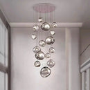 Axyaa LED Pendant Chandeliers for Modern Staircase Living Room Decor