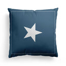 Axyaa European Beige Flag Pillow Cover - 45x45, British Style, Mediterranean Influence