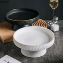 Axya High-Footed Ceramic Kitchen Plate Set