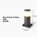 Axyaa Terrazzo Column Head Lamp Outdoor Waterproof Garden E27 Indoor Lights