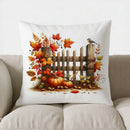 Autumn Maple Leaves Decorative Pillow Cover by Axyaa - Sofa, Bedroom, Car