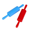 Axyaa Silicone Rolling Pin, Food Grade Fondant Dumpling Cake Tools 22.5x4.5cm