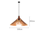 Axyaa Hemp Rope Chandelier: Japanese Wabi Sabi Pendant Lamp for Living Room Decor
