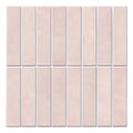 3D Pink Tile Stickers by Axyaa | Self-adhesive for Kitchen & Bathroom | Water Mold Resistant