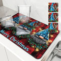 Christmas Pygmy Berry Drying Mat - Axyaa Absorbent Non-Slip Kitchen Counter Mat