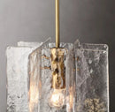 Axyaa Modern Retro Glass LED Pendant Lights for Dining Room Kitchen Island