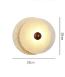 Axyaa Creamy Style LED Wall Lamp for Bedroom and Living Room