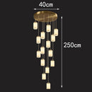 Axyaa LED Pendant Chandeliers for Modern Living and Dining Rooms