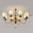 Axyaa Dining Room Chandelier Indoor Lighting Ceiling Lamps Elegant Pendant Lights