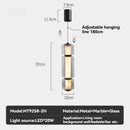 Axyaa Alabaster Glass Pendant Light LED Chandelier Dining Bar Decor