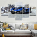 Cool Car Canvas Art Print by Axyaa - Alpine A4810 Picture for Home Decor