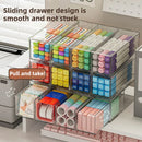 Axyaa Acrylic Drawer Storage Box: Multi-Layer Stackable Display Case