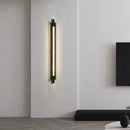 Axyaa Modern Black Glass Wall Lamp - Minimalist Bedroom Bedside Lighting