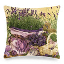Axyaa Lavender Print Collection Pillowcase for Home Decor and Bedding