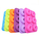 Axyaa Silicone Donut Mold: Non-Stick DIY Baking Pastry Tools for Cakes, Cookies & Chocolates