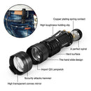 Axya Mini Torch: Super Bright, Zoomable, Waterproof Flashlight - AA/14500 Batteries