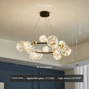 Axyaa Nordic Starry Chandelier: Modern Magic Beans Pendant Light for Living Room, Restaurant & Bedroom
