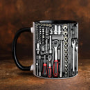 Axyaa Dad's Tool Box Ceramic Mug for Father's Birthday & Home - Boyfriend Gift