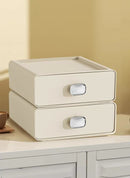 Axyaa Desktop Organizer Stackable Drawers for Office Work and Cosmetic Storage