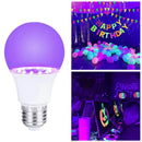 Axyaa 9W Purple UV LED Bulb Light for Halloween Party Decoration