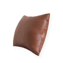 Axyaa Nordic PU Leather Cushion Cover - 18x18inch Decorative Pillowcase