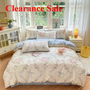 Axyaa Floral Printed Cotton Duvet Cover - Luxury Bedding with Zipper Closure